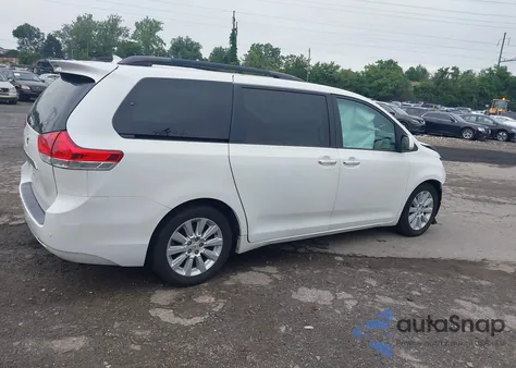 2011 Toyota Sienna из США, поврежденный, VIN 5TEDK3EC6DS003633